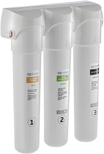 Фильтр под мойку для жесткой воды Гейзер Смарт Био 521 11056