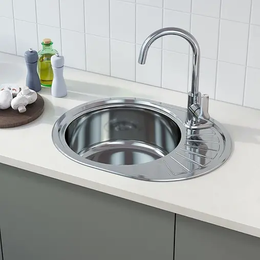 Мойка кухонная IDDIS Suno 65 L хром SUN65PLi77K