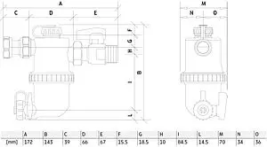 Фильтр-дешламатор ¾&quot;н x ¾&quot;в x ¾&quot;н Valtec VT.380.B.05, 2