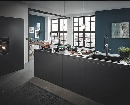 Мойка кухонная Grohe K700-78 черный гранит 31652AP0