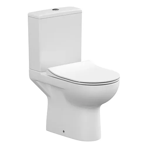 Унитаз-компакт безободковый Cersanit Street Fusion Clean On белый S-KO-SFU011-3/5-COn-S-DL-w