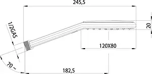 Душевая стойка Bossini Aqua Life хром D45056.030 Душевая стойка Bossini Aqua Life хром D45056.030, 3