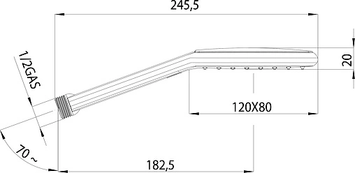 Душевая стойка Bossini Aqua Life хром D45056.030