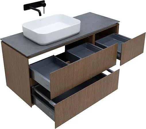 Тумба-умывальник подвесная Allen Brau Infinity 120 L дуб 1.21005.NO+