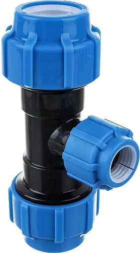 Тройник компрессионный редукционный 90мм x 63мм x 90мм ТПК-Аква 1969342