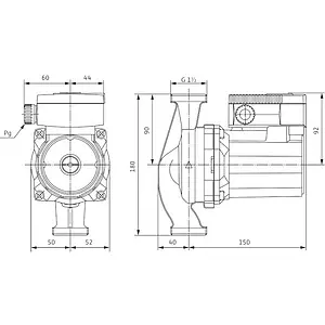 Насос циркуляционный Wilo TOP-RL 25/7.5 2045633 Насос циркуляционный Wilo TOP-RL 25/7.5 2045633, 2