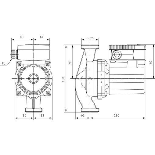 Насос циркуляционный Wilo TOP-RL 25/7.5 2045633