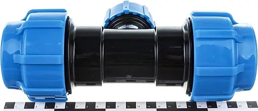 Тройник компрессионный редукционный 50мм x 32мм x 50мм ТПК-Аква 51503250