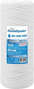 Картридж для механической очистки воды Big Blue 10" Аквабрайт ВП-10М-10ББ Картридж для механической очистки воды Big Blue 10" Аквабрайт ВП-10М-10ББ, 1