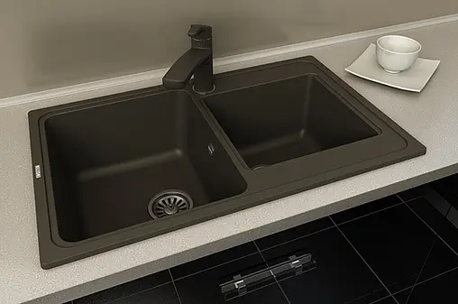 Мойка кухонная Ewigstein Elegant E-R80D иней