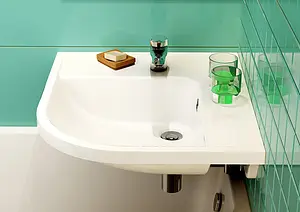 Раковина Ravak BeHappy 50 R белый XJAP1100000, 3