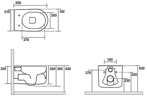 Унитаз подвесной безободковый Kerasan Nolita Tornado Bruno matt 531588