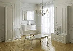 Шкаф-пенал подвесной Aqwella Empire 35 белый Emp.05.35/W Шкаф-пенал подвесной Aqwella Empire 35 белый Emp.05.35/W, 3