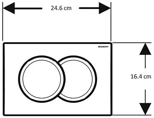 Инсталляция для подвесного унитаза Set 3 в 1 Geberit Duofix 458.149.21.1 с кнопкой Delta 01 хром глянцевый Инсталляция для подвесного унитаза Set 3 в 1 Geberit Duofix 458.149.21.1 с кнопкой Delta 01 хром глянцевый