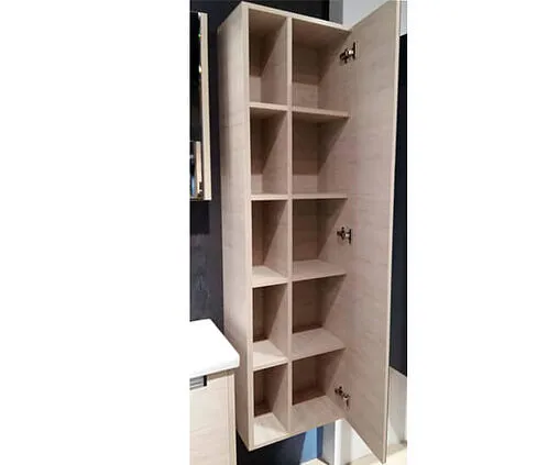 Шкаф-пенал подвесной Roca Etna 45.5 зеркало/дуб верона 857303445