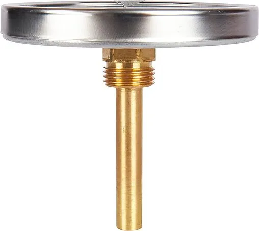 Термометр биметаллический Rommer 100мм 120°С гильза 75мм ½&quot; RIM-0001-107515