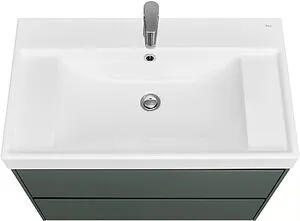 Тумба-умывальник подвесная Roca Ona 80 зелёный матовый A857630513+ZRU9307562 Тумба-умывальник подвесная Roca Ona 80 зелёный матовый A857630513+ZRU9307562, 3