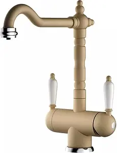 Смеситель для кухни с подключением к фильтру Omoikiri Amagasaki-CH шампань 4994082 Смеситель для кухни с подключением к фильтру Omoikiri Amagasaki-CH шампань 4994082, 1