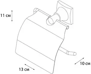Держатель туалетной бумаги Grampus Ocean хром GR-2010, 2