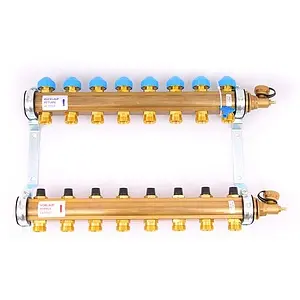 Группа коллекторная без расходомеров 8 отводов 1"в/в x ¾"ек Watts HKV 10004184 Группа коллекторная без расходомеров 8 отводов 1"в/в x ¾"ек Watts HKV 10004184, 2