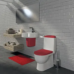 Унитаз-компакт Sanita Luxe Best Color Red белый/красный WC.CC/Best/2-DM/RED.G/S1 Унитаз-компакт Sanita Luxe Best Color Red белый/красный WC.CC/Best/2-DM/RED.G/S1, 4