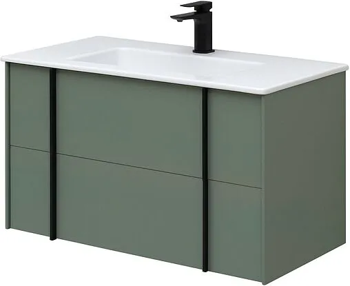 Тумба-умывальник подвесной Allen Brau Reality 90 олива 1.32006.CGM+