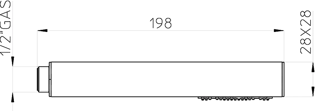 Душевая стойка Bossini Cube хром D91001.030