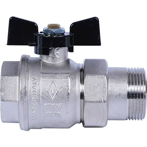 Кран шаровый с американкой 1¼&quot;в x 1¼&quot;н Bugatti New Jersey 09220007