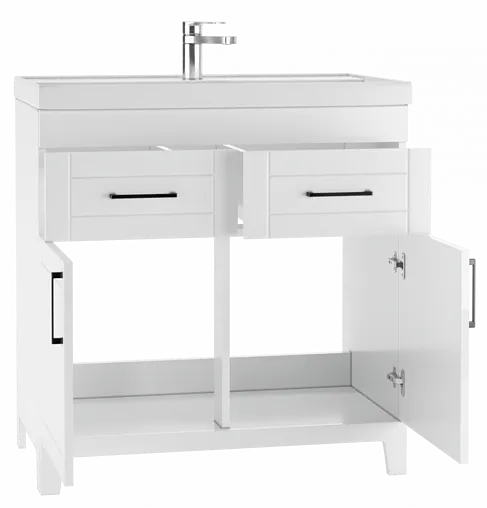 Тумба-умывальник напольный Домино Charlie 80 белый DCh2501T+4627173210188