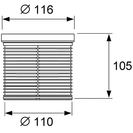 Удлинитель для трапа TECEdrainpoint S 3660006 Удлинитель для трапа TECEdrainpoint S 3660006