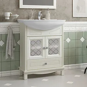 Тумба под умывальник напольный Opadiris Омега 65 слоновая кость 00-00003138, 3