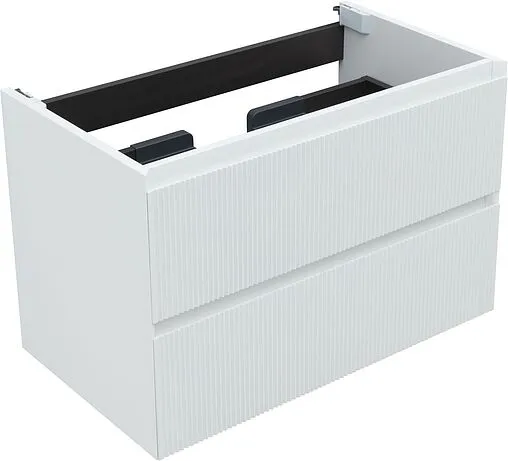 Тумба-умывальник подвесная Aquanet Альтера 80 белый матовый 00337156+00333268