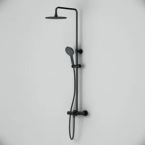Душевая система с термостатом для ванны Am.Pm Like чёрный матовый F0780522 Душевая система с термостатом для ванны Am.Pm Like чёрный матовый F0780522, 5
