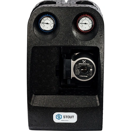 Насосный модуль с 3-х ходовым смесительным клапаном 2&quot;н х 1¼&quot;в Stout SDG-0007-003202 с насосом Grundfos UPSO 32-65 180