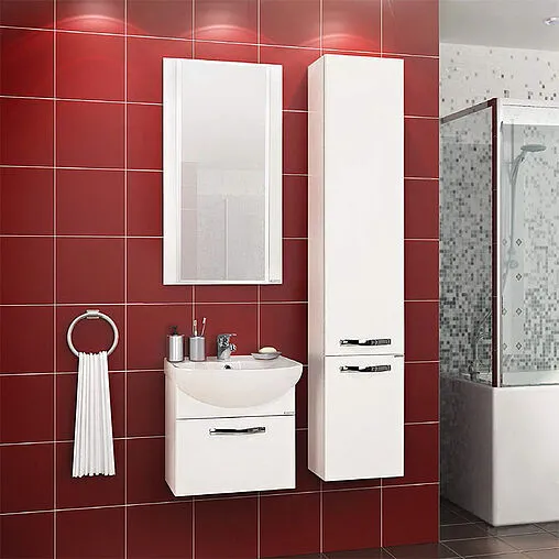 Зеркало Aquaton Ария 50 белый 1A140102AA010 Зеркало Aquaton Ария 50 белый 1A140102AA010