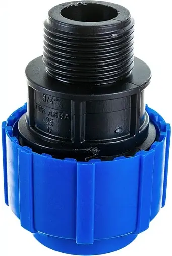 Муфта компрессионная переходная 25мм x ¾&quot;н ТПК-Аква 50030025