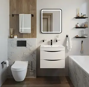 Полотенцедержатель IDDIS Slide чёрный матовый SLIBS10i49, 5