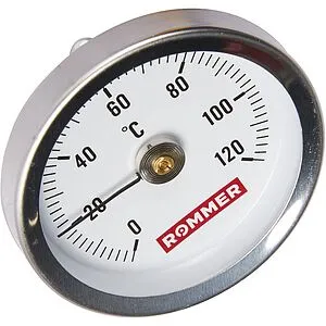 Термометр биметаллический накладной Rommer 63мм 120°С RIM-0004-630015, 5
