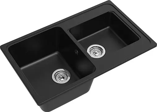Мойка кухонная Ewigstein Elegant E-R80D черный