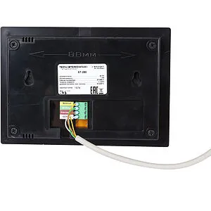 Проводной комнатный регулятор котла со связью RS TECH ST-280 черный/матовый хром WG.11.0334, 5