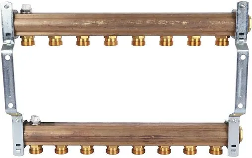 Группа коллекторная распределительная 8 отводов 1&quot;в/в x ¾&quot;ек Watts HKV/A 10004550