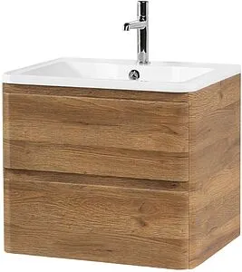 Тумба-умывальник подвесная BelBagno ALBANO 60 Rovere Rustico ALBANO-600-2C-SO-RR+BB600/455-LV-MR-ALR, 3