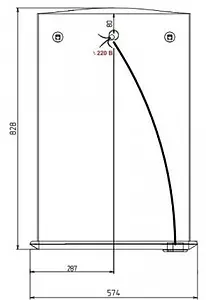 Зеркало Milardo Victoria 55 белый VIC5500M98 Зеркало Milardo Victoria 55 белый VIC5500M98, 3