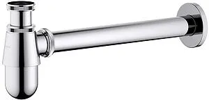 Сифон бутылочный для раковины Aquatek хром AQ6014CR Сифон бутылочный для раковины Aquatek хром AQ6014CR, 1