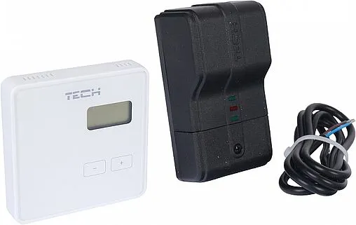 Беспроводной комнатный двухпозиционный регулятор котла TECH ST-294 v2 белый WG.11.0464