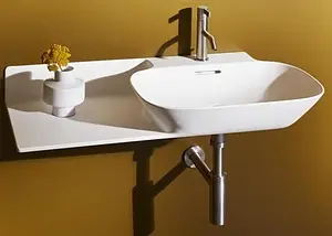 Раковина Laufen Ino 90 L белый 8.1330.1.000.104.1 Раковина Laufen Ino 90 L белый 8.1330.1.000.104.1, 4