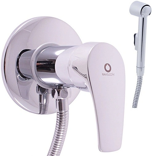 Гигиенический душ со смесителем Rav Slezak Kongo хром K047