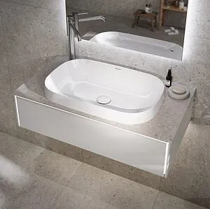 Тумба-умывальник подвесная Kerama Marazzi Magica 90 утренний серый матовый MA.90.1\MGR.M+MA.wbi.65+, 3