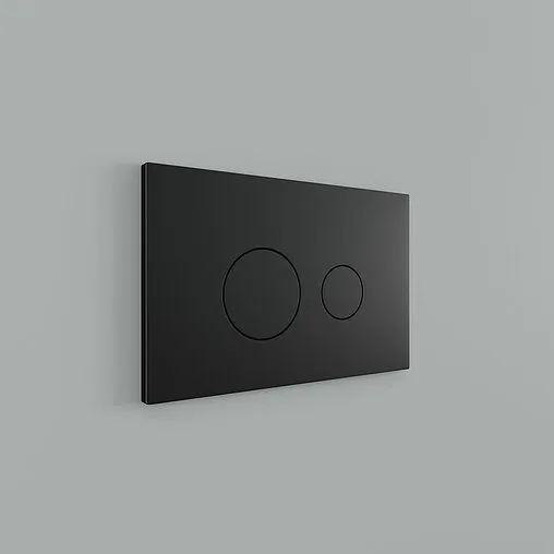 Клавиша смыва для унитаза Toni Arti Baglio TA-0084 черный матовый Клавиша смыва для унитаза Toni Arti Baglio TA-0084 черный матовый