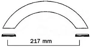 Ручки для ванны Kaldewei Avantgarde Тип А хром 587670000999 Ручки для ванны Kaldewei Avantgarde Тип А хром 587670000999, 2